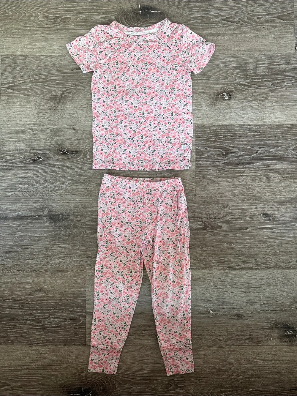 Posh Peanut Floral 2 piece pajamas size 3T